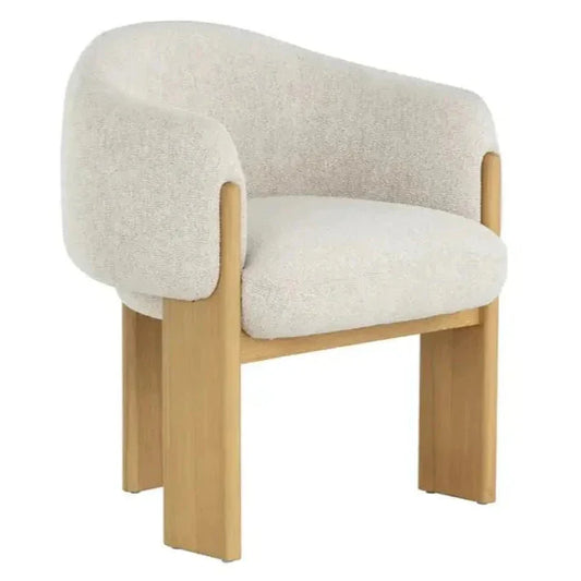 Trine Performance Fabric Dining Armchair - LOOMLAN - SUNPAN - Dining Chairs