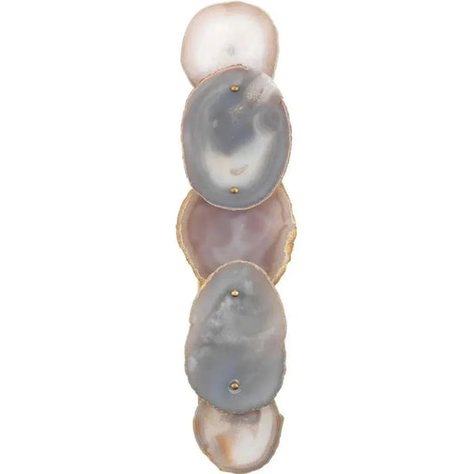 Trinity Five Agate Stones Wall Sconce