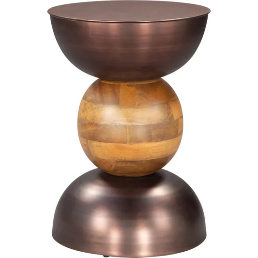 Tripoli Side Table Bronze - LOOMLAN - Zuo Modern - Side Tables