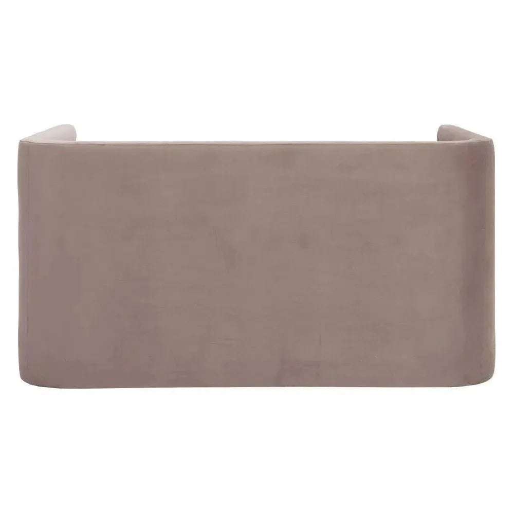 Trippel Wood Taupe Loveseat - LOOMLAN - Zuo Modern - Sofas & Loveseats