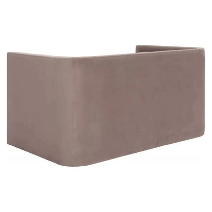 Trippel Wood Taupe Loveseat - LOOMLAN - Zuo Modern - Sofas & Loveseats