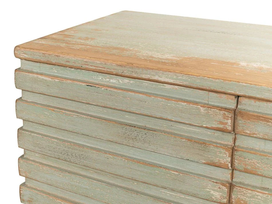 Tristen Four Door Wood Sideboard - LOOMLAN - Sarreid - Sideboards