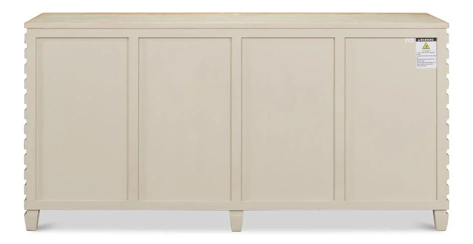 Tristen Four Door Wood Sideboard - LOOMLAN - Sarreid - Sideboards