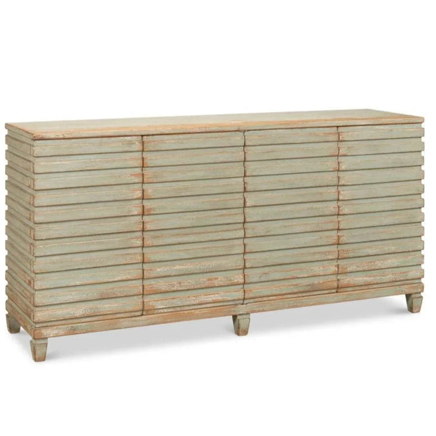 Tristen Four Door Wood Sideboard - LOOMLAN - Sarreid - Sideboards