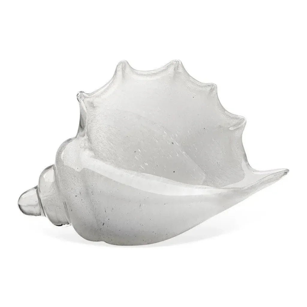 Triton Blown Glass Sea Shell Object