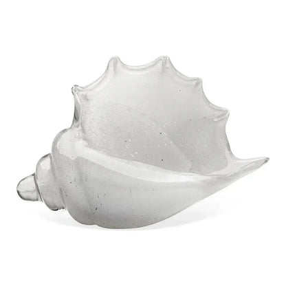 Triton Blown Glass Sea Shell Object