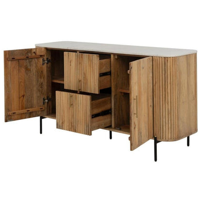 Trivana Marble Top Modern Sideboard
