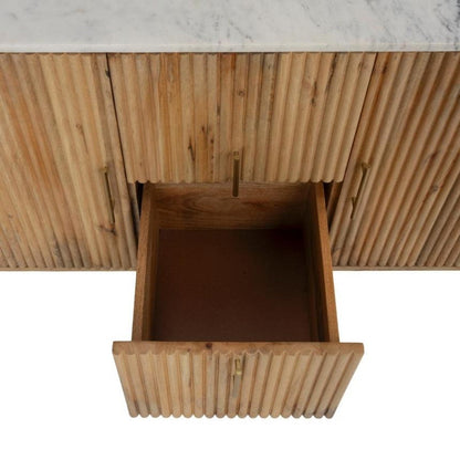 Trivana Marble Top Modern Sideboard