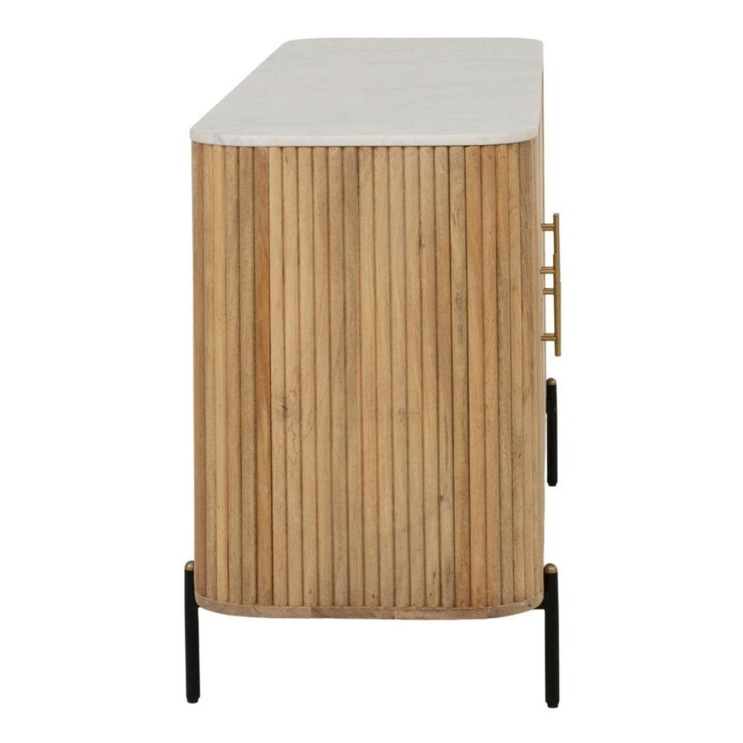 Trivana Marble Top Modern Sideboard