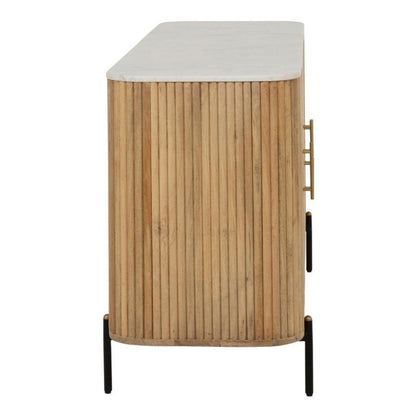 Trivana Marble Top Modern Sideboard