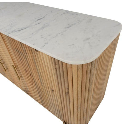 Trivana Marble Top Modern Sideboard