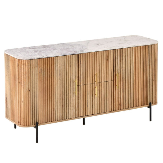 Trivana Marble Top Modern Sideboard