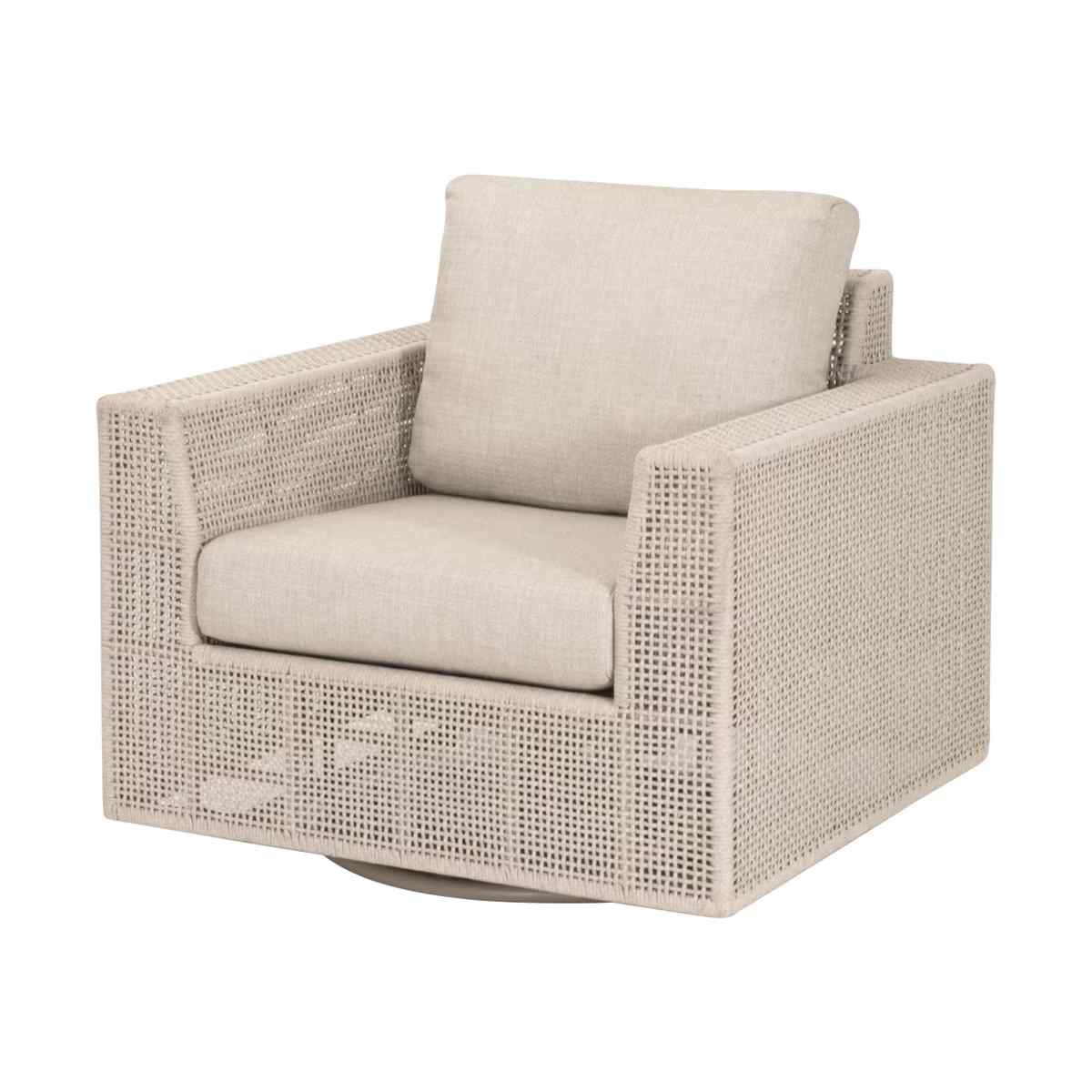 Tropez Olefin Fabric Swivel Outdoor Rocker