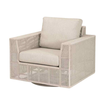 Tropez Olefin Fabric Swivel Outdoor Rocker