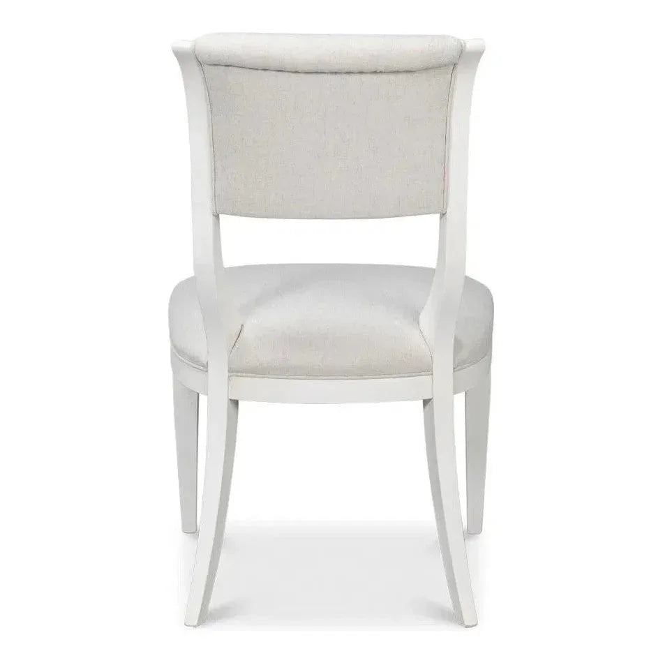 Trophy Wood Cream Armless Side Chair 2PC - LOOMLAN - Sarreid - Accent Chairs