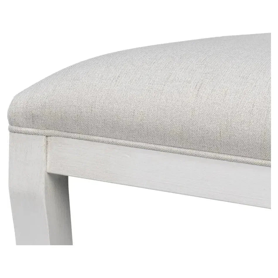 Trophy Wood Cream Armless Side Chair 2PC - LOOMLAN - Sarreid - Accent Chairs