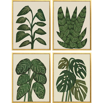 Tropical Abundance Wood Framed Wall Art 4PC