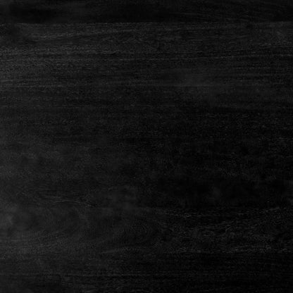 Trung Wood Black Rectangular Side Table - LOOMLAN - Zuo Modern - Side Tables