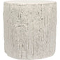 Trunk Side Table, White Fiber Cement - LOOMLAN - Noir - Side Tables