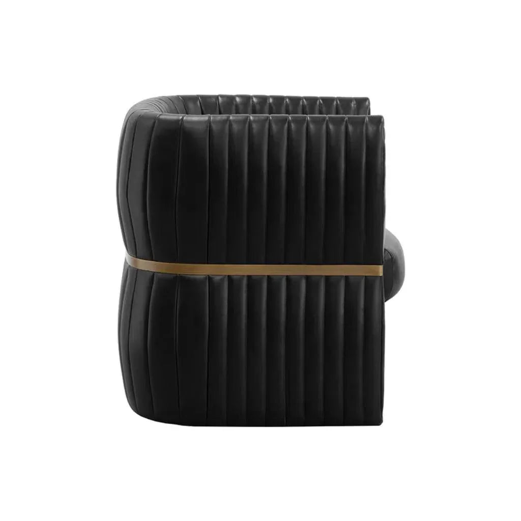 Tryor Leather Lounge Chair - LOOMLAN - SUNPAN - Club Chairs