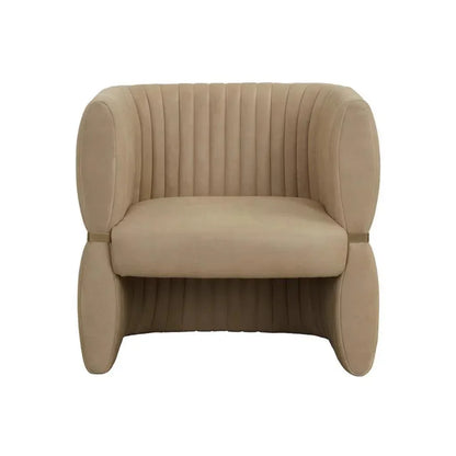 Tryor Leather Lounge Chair - LOOMLAN - SUNPAN - Club Chairs