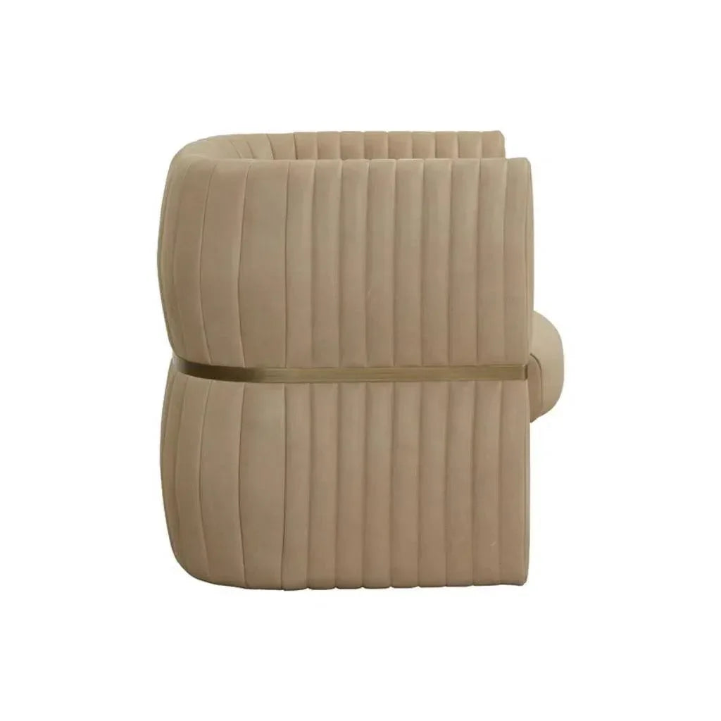 Tryor Leather Lounge Chair - LOOMLAN - SUNPAN - Club Chairs