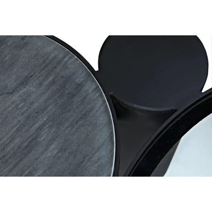 Trypo Steel and Glass Geometric Coffee Table - LOOMLAN - Noir - Coffee Tables