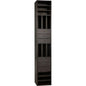 Tubula Bookcase, Ebony Walnut - LOOMLAN - Noir - Bookcases