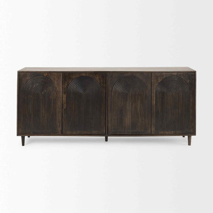 Tucker Four Doors Wood Sideboard