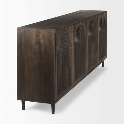 Tucker Four Doors Wood Sideboard