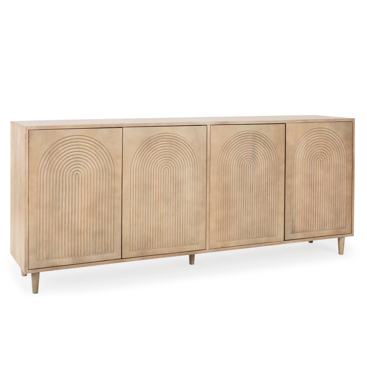 Tucker Four Doors Wood Sideboard