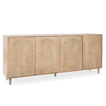Tucker Four Doors Wood Sideboard