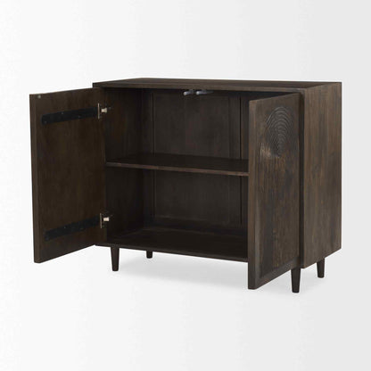 Tucker Two Doors Wood Cabinet