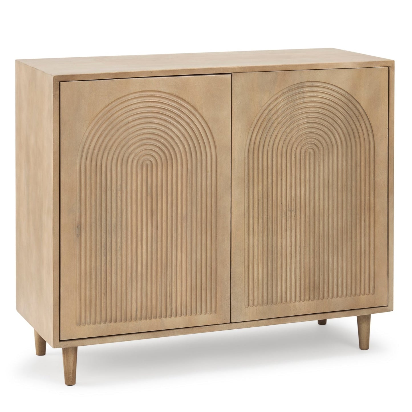 Tucker Two Doors Wood Cabinet