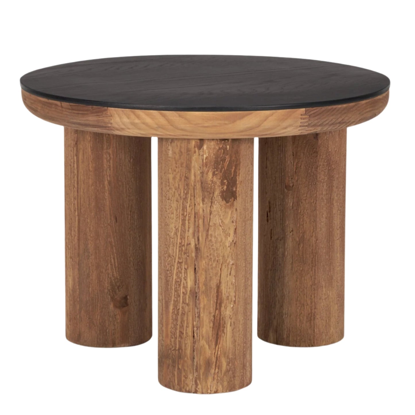 Tucson Natural Wooden Round Side Table