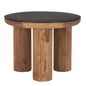 Tucson Natural Wooden Round Side Table