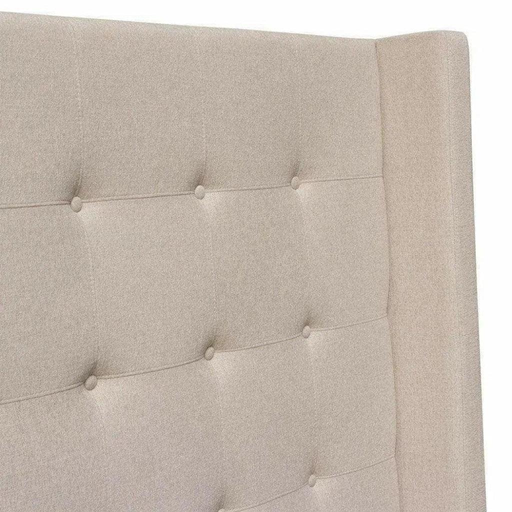 Tufted Wingback Low Profile Bed Frame - LOOMLAN - Diamond Sofa - Beds