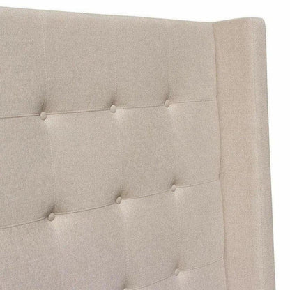 Tufted Wingback Low Profile Bed Frame - LOOMLAN - Diamond Sofa - Beds
