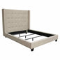 Tufted Wingback Low Profile Bed Frame - LOOMLAN - Diamond Sofa - Beds