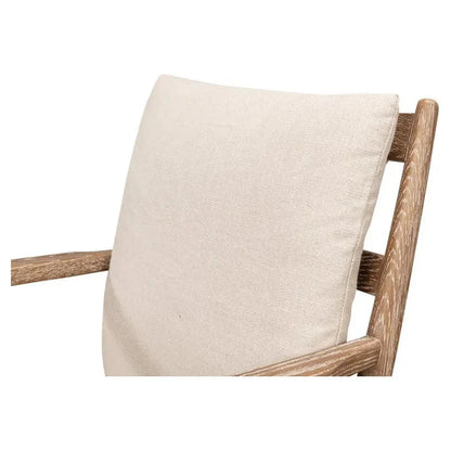 Tugen Cream Dining Armchair - LOOMLAN - Sarreid - Accent Chairs