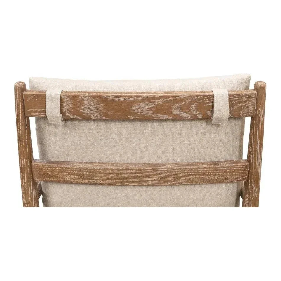 Tugen Cream Dining Armchair - LOOMLAN - Sarreid - Accent Chairs