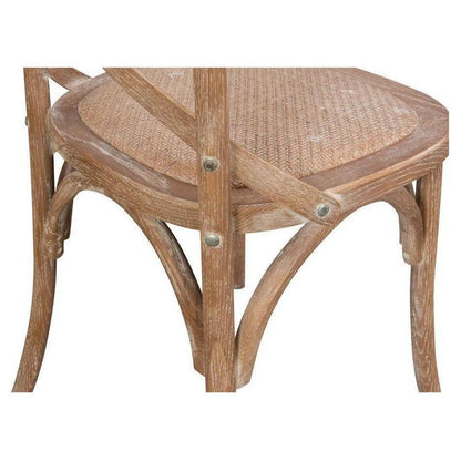 Tuileries Wood d Armless Dining Chair 2PC - LOOMLAN - Sarreid - Dining Chairs