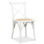 Tuileries Wood d Armless Dining Chair 2PC - LOOMLAN - Sarreid - Dining Chairs