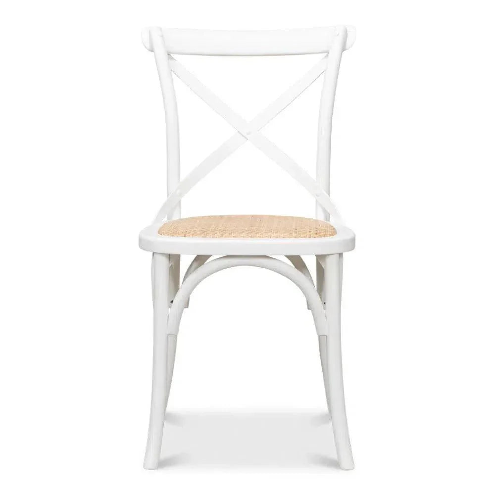 Tuileries Wood d Armless Dining Chair 2PC - LOOMLAN - Sarreid - Dining Chairs