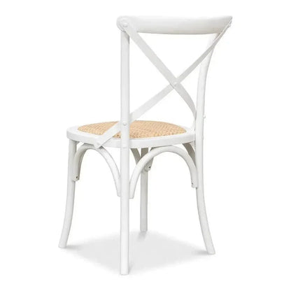 Tuileries Wood d Armless Dining Chair 2PC - LOOMLAN - Sarreid - Dining Chairs