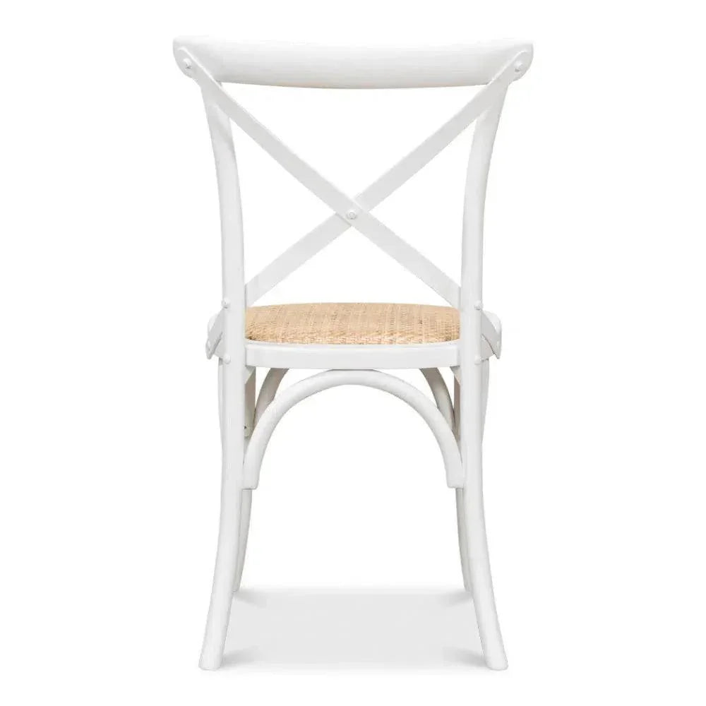 Tuileries Wood d Armless Dining Chair 2PC - LOOMLAN - Sarreid - Dining Chairs