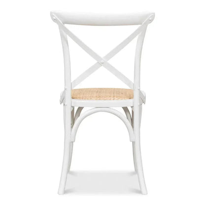 Tuileries Wood d Armless Dining Chair 2PC - LOOMLAN - Sarreid - Dining Chairs