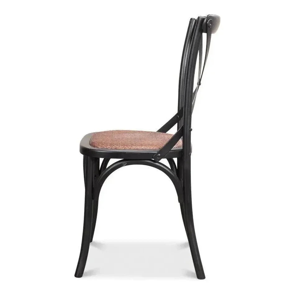 Tuileries Wood d Armless Dining Chair 2PC - LOOMLAN - Sarreid - Dining Chairs