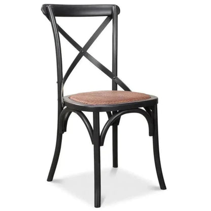 Tuileries Wood d Armless Dining Chair 2PC - LOOMLAN - Sarreid - Dining Chairs