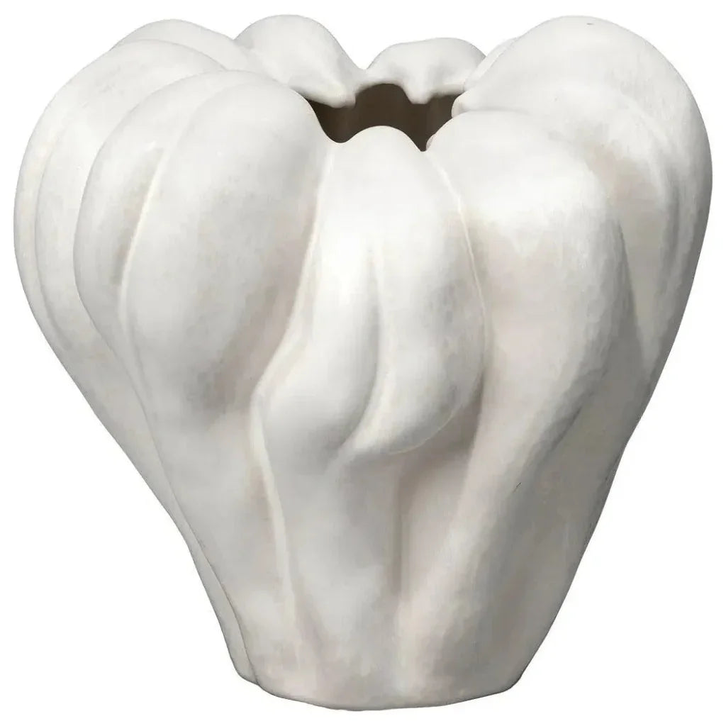 Tulip Ceramic Decorative Vase By Jamie Young - LOOMLAN - Jamie Young - Vases & Jars